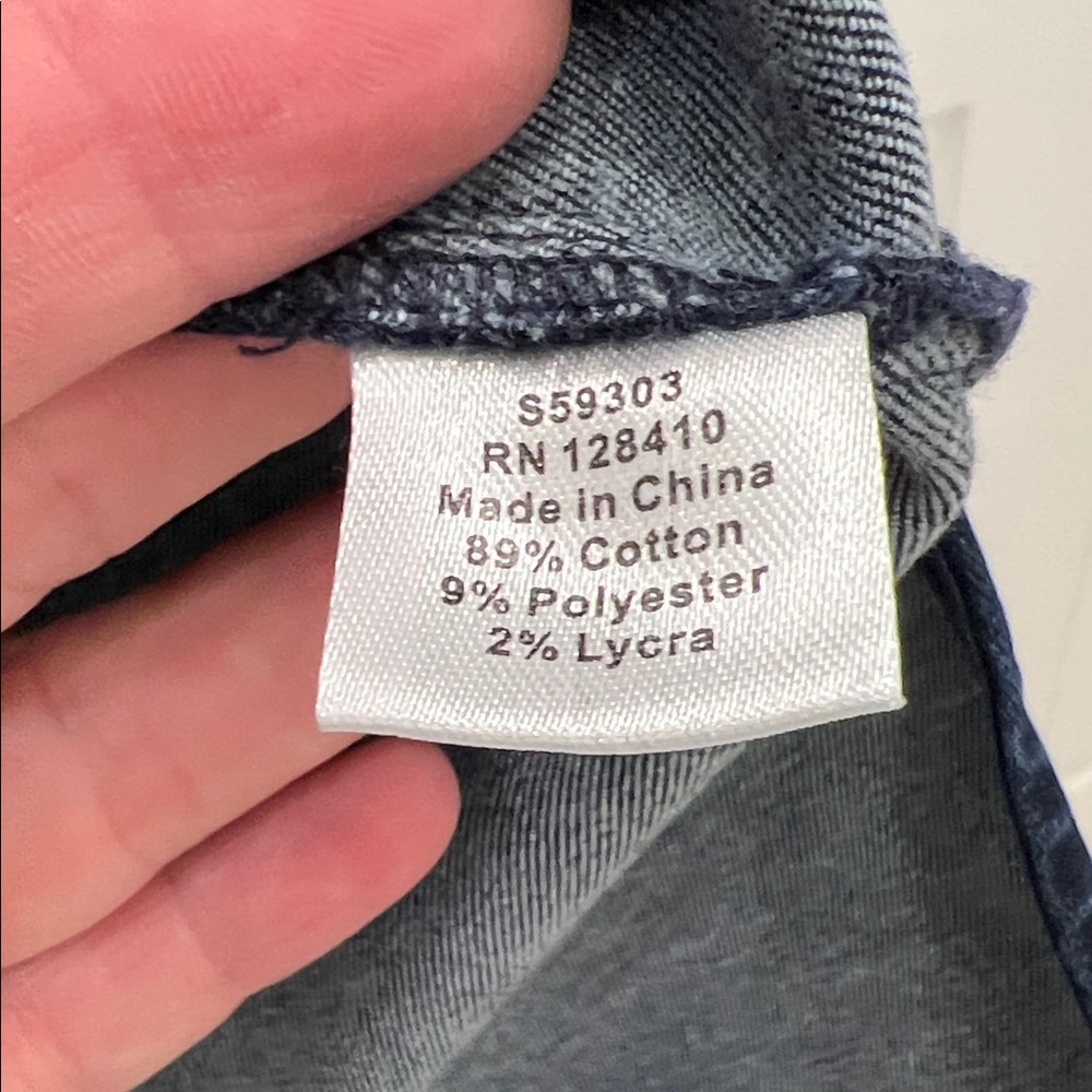 Ann Mashburn Denim Faye Pant and Balloon Sleeve top Co-ord - Picture 7 of 8